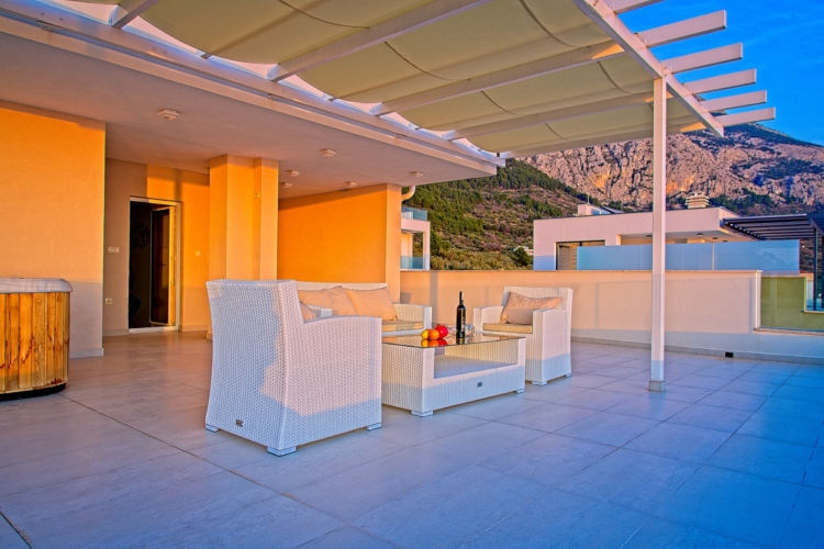 Villa Ulika Makarska Roof Terrace