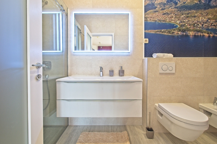 Villa with sea view, Villa Ulika Makarska bathroom