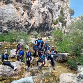 Canyoning on the river Cetina